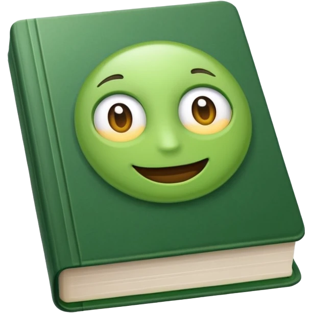 Book green emoji