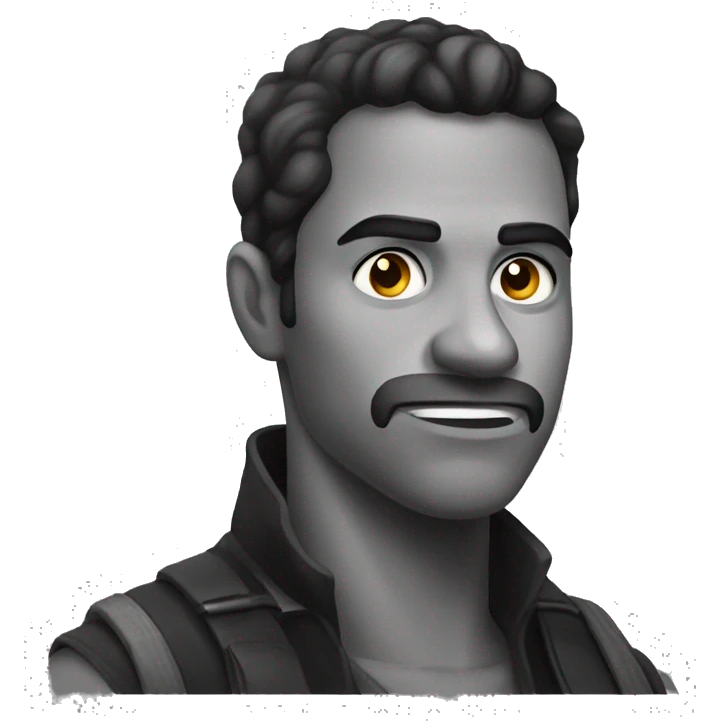 Awkward smoulder emoji