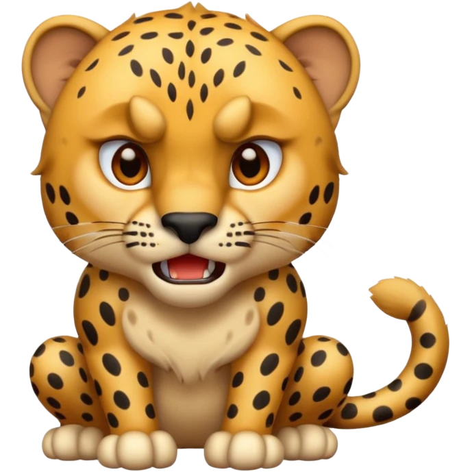 Angry Cheetah emoji
