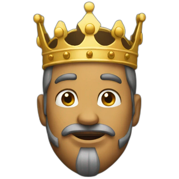 A king  emoji