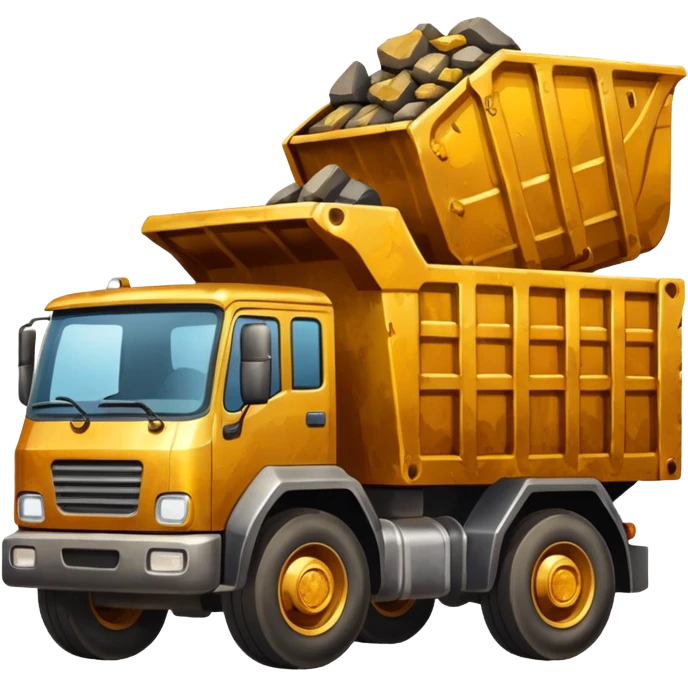 gold ore truck emoji