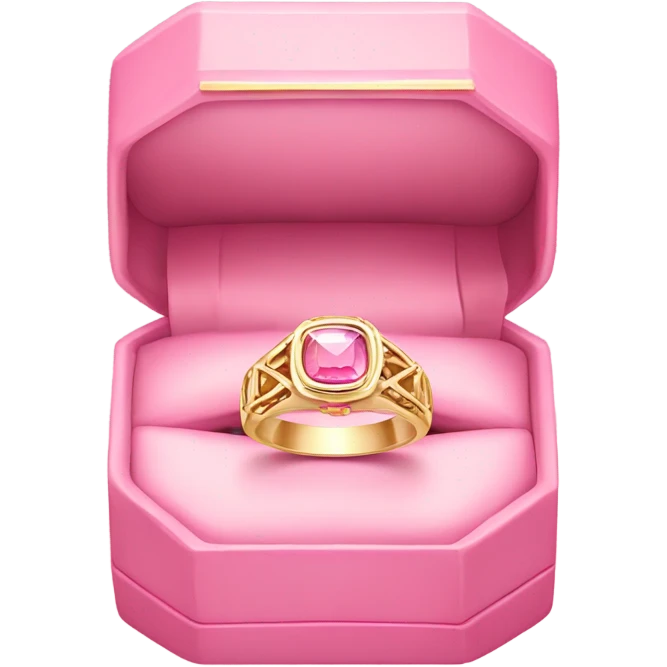 ring in pink box emoji