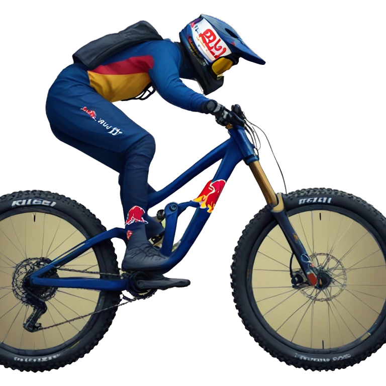 An redbull dh MTB rider emoji
