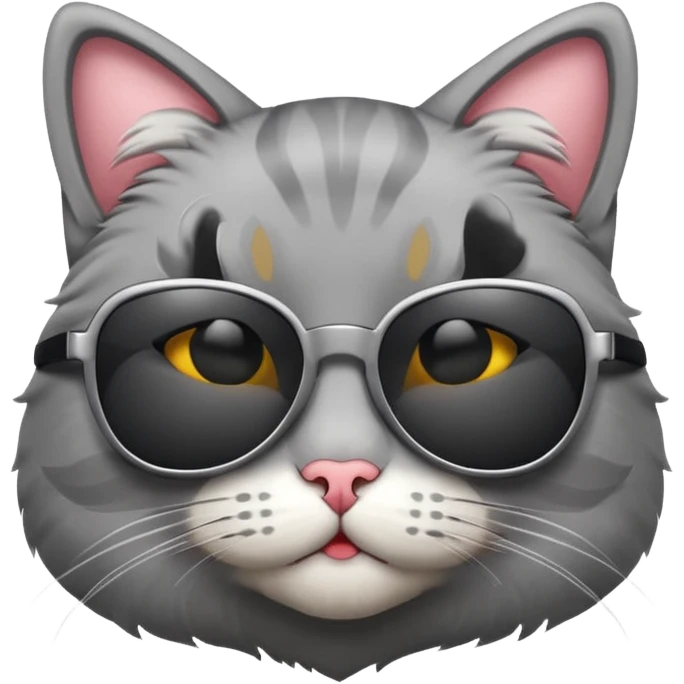 Cat wearing sunglasses emoji