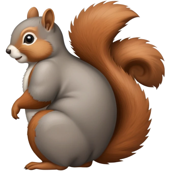 squirrel twerking with a big butt emoji