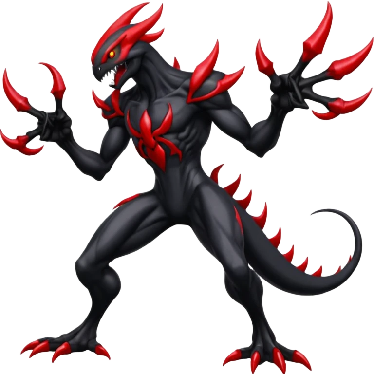 Venom-Zekrom-Darkrai-Scizor-fusion, full body emoji