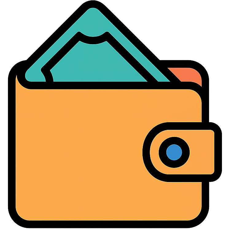colored wallet icon emoji