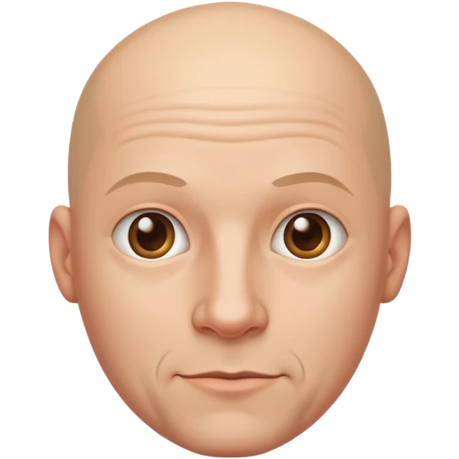 bald man emoji