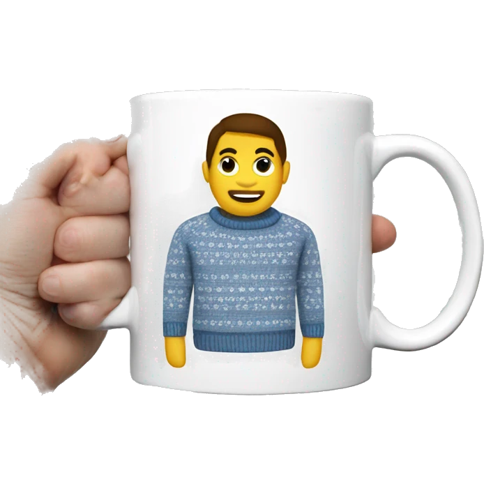 Sweater mug emoji