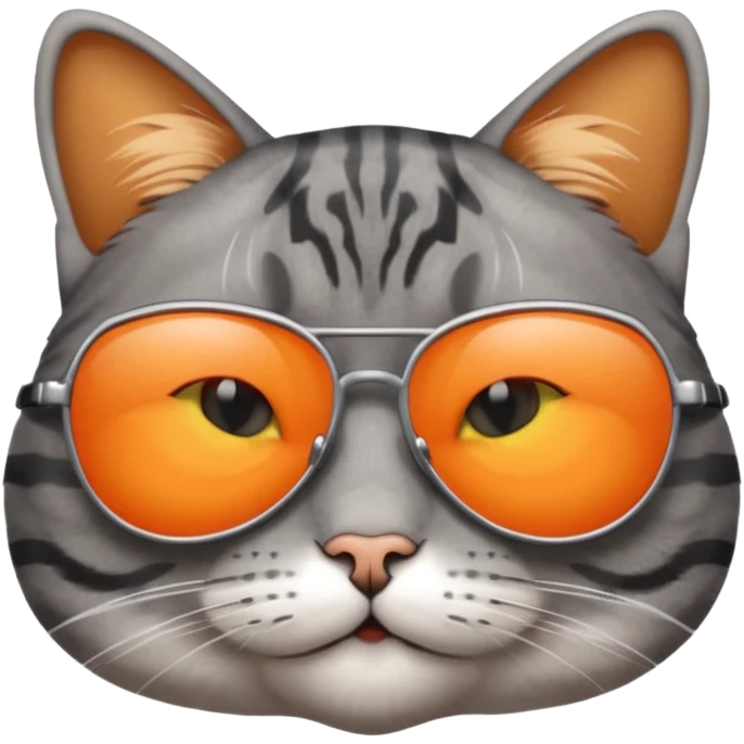 Cat wearing sunglasses emoji