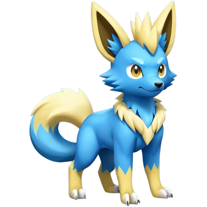 Manectric-Zeraora-Yamper-Fakémon-hybrid-creature (full body)  emoji