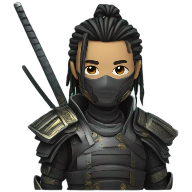 cyberpunk samurai emoji