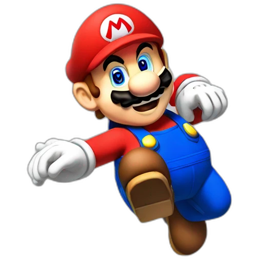 mario jumping emoji