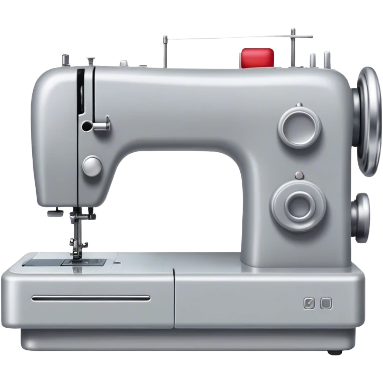 Máquina de coser gris claro  emoji