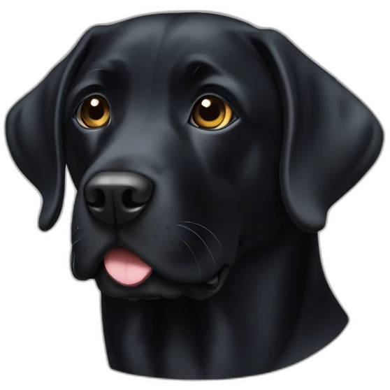 Black-labrador emoji
