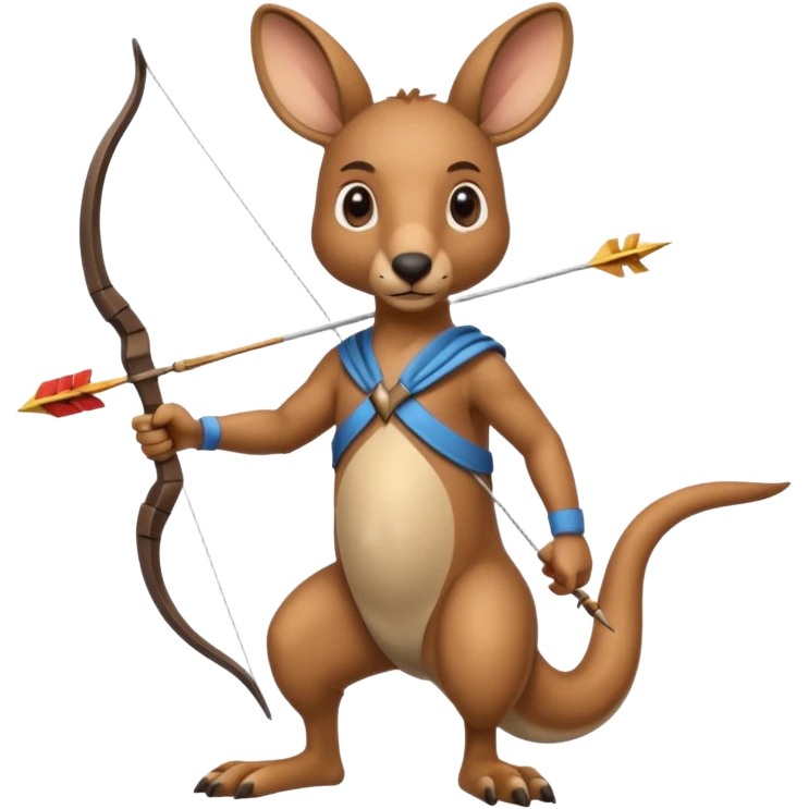 Kangaroo Archery  emoji