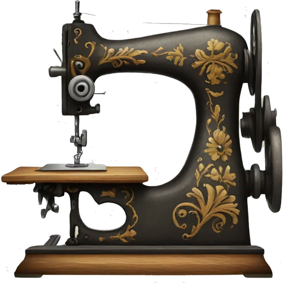 An old sewing machine emoji