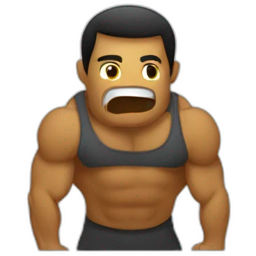I don't like crossfit burpee emoji
