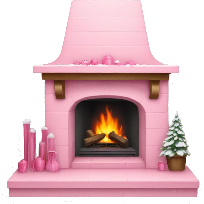 Winter Pink FirePlace emoji