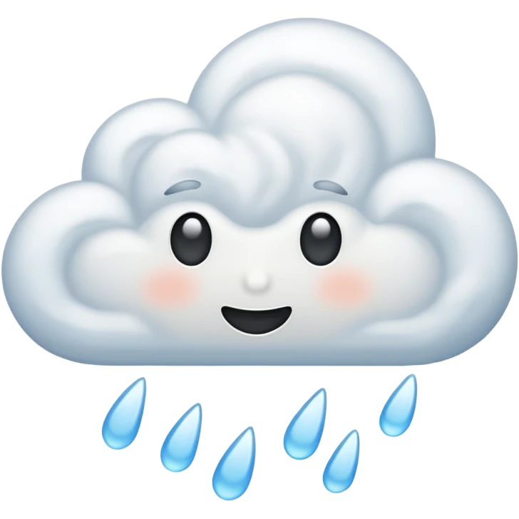 cloud no face emoji