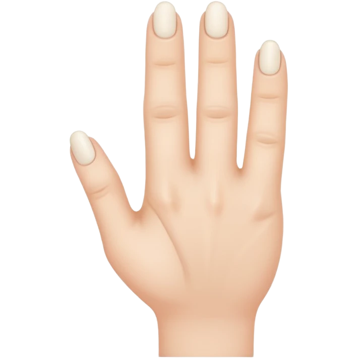 A  very small finger emoji