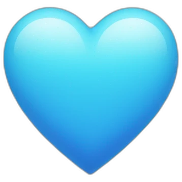 Blue heart emoji