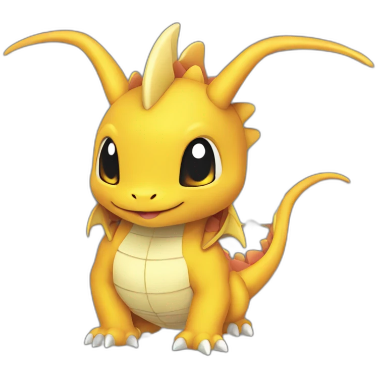 Dragonit chibi pokemon emoji