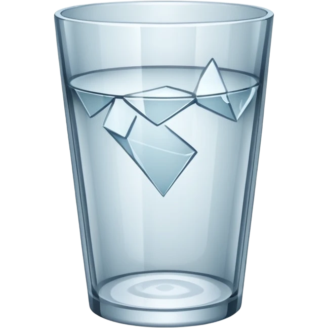 broken empty glass emoji