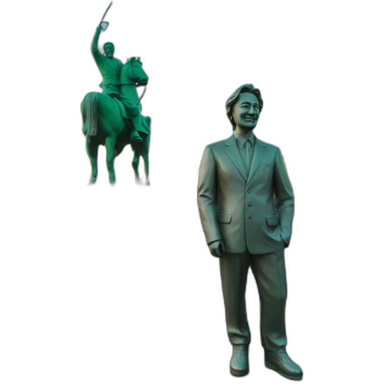 Ufa city with Salavat Yulaev statue emoji