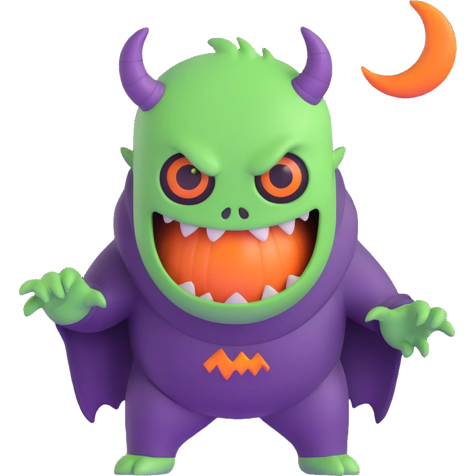 Halloween Monster Night emoji
