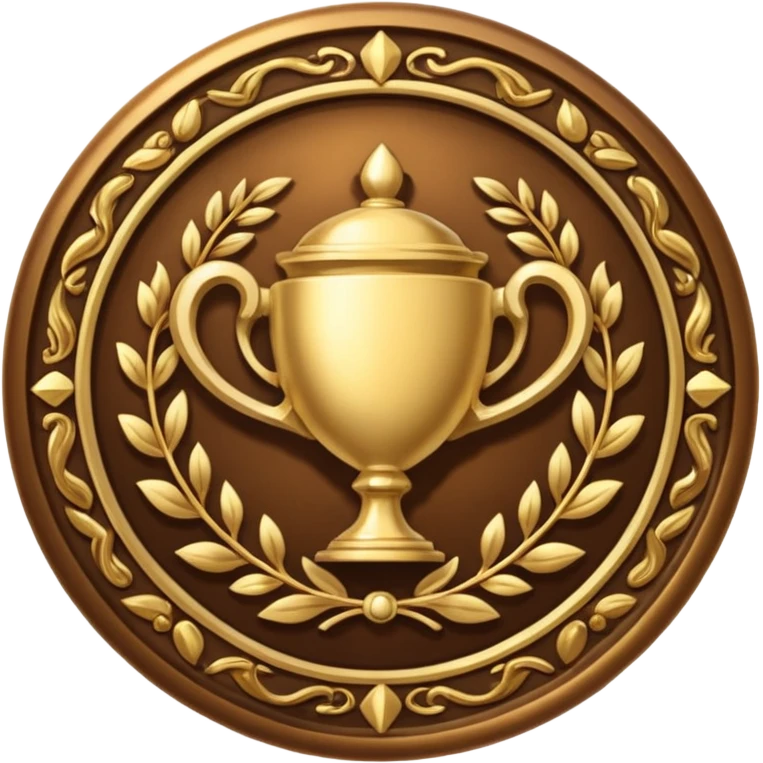 Create a gold emblem that says "Bronze Early Supporter" emoji