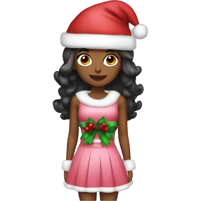 Girly Christmas emoji