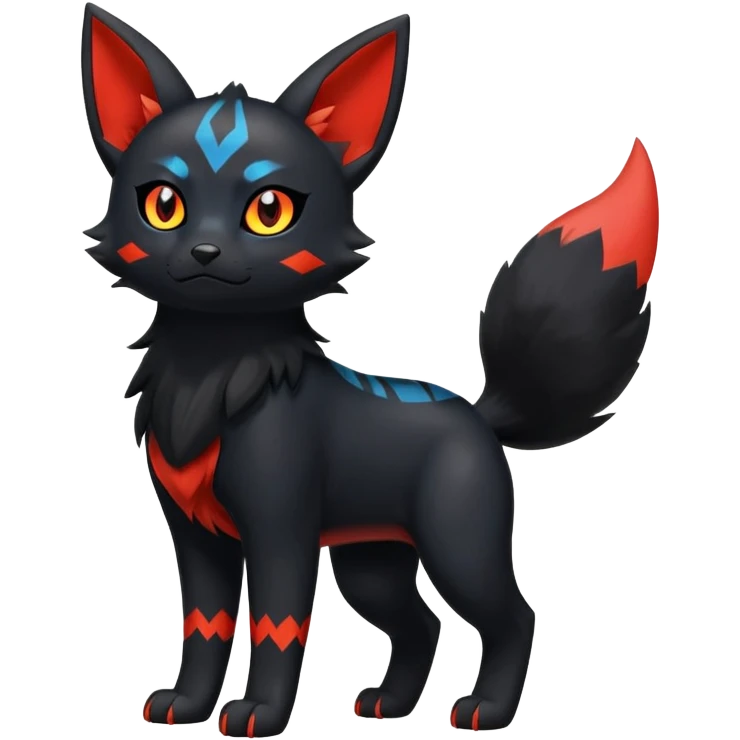 Litten-Umbreon-Hybrid (full body) emoji