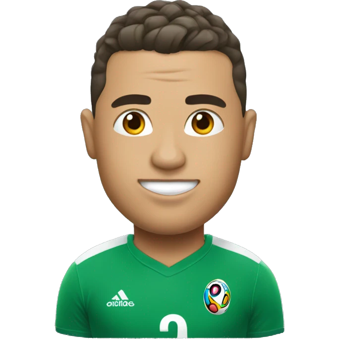 Ronaldo avec la coupe du monde emoji