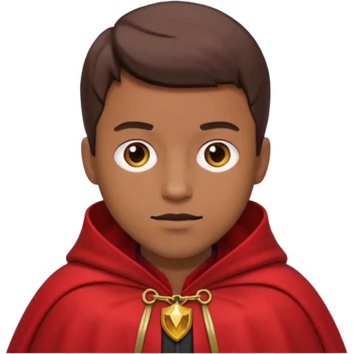 Hombre tapado rojo emoji