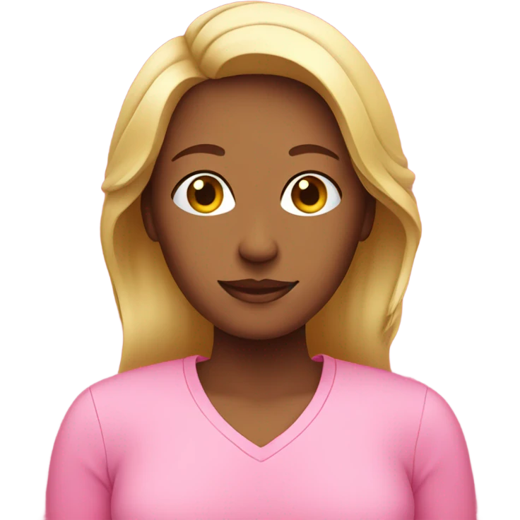 mom with pink shirt emoji