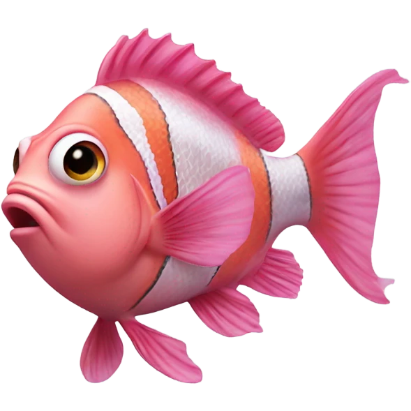 ikan nemo pink emoji