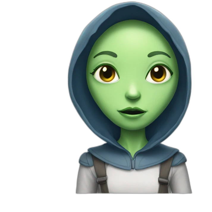 Elodie alien emoji