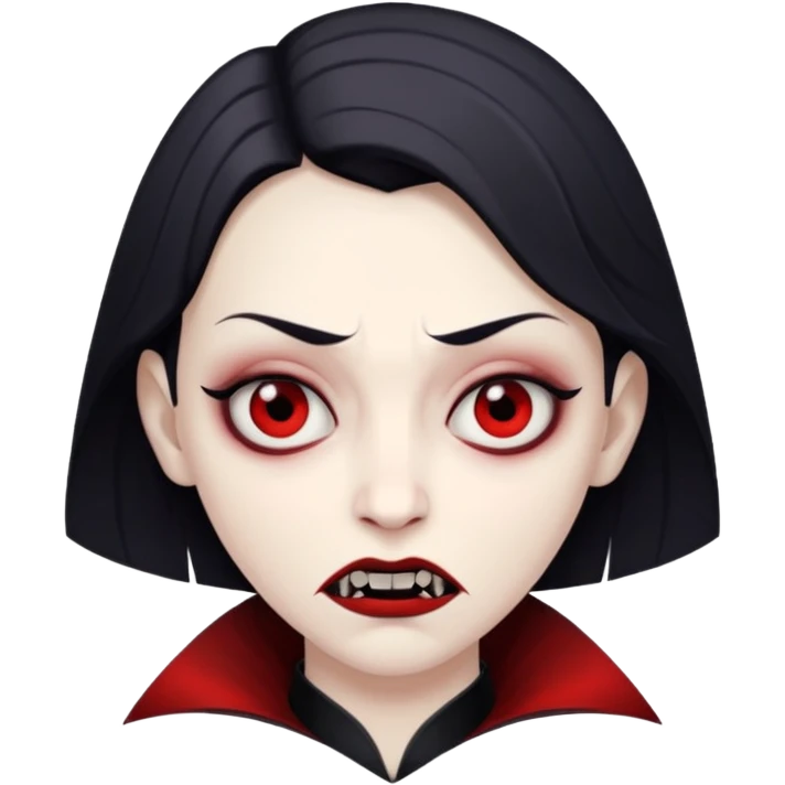 sad vampire
 emoji