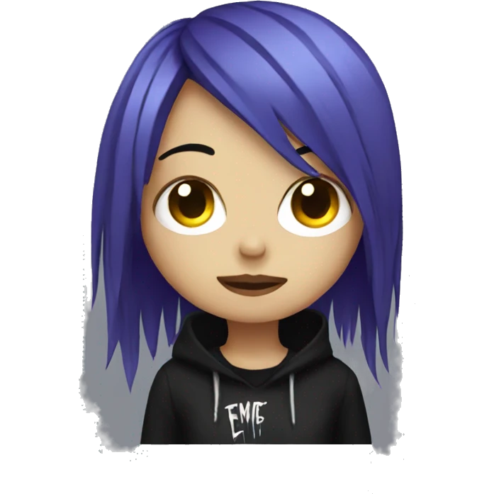 emo girl emoji