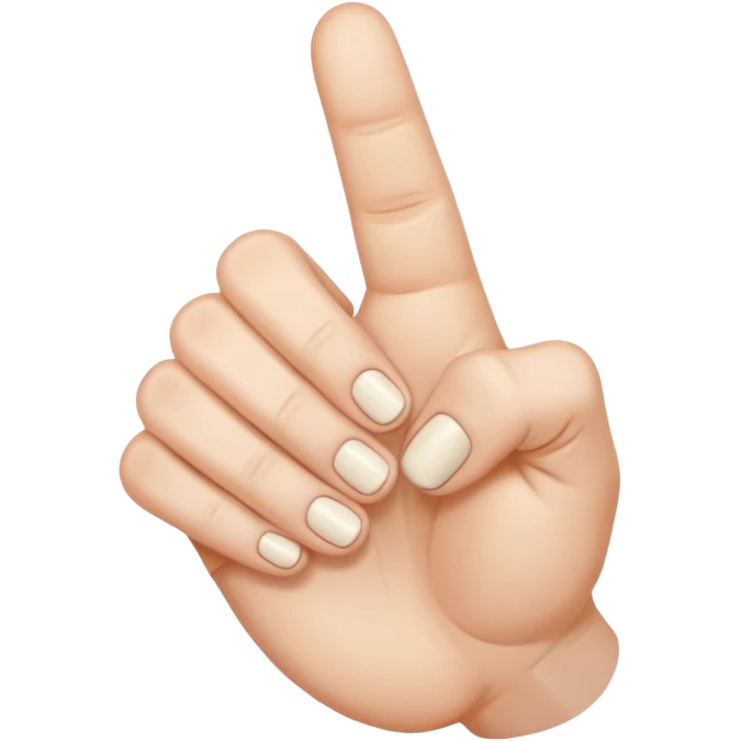 Hand with ugly thumb emoji
