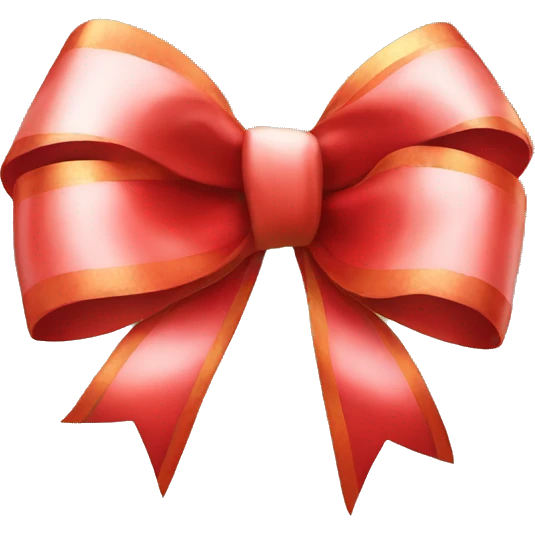 christmas bow emoji