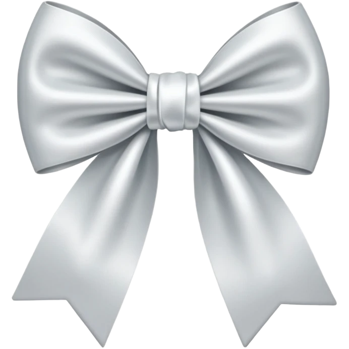 White bow emoji