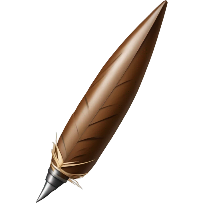 brown Quill  emoji