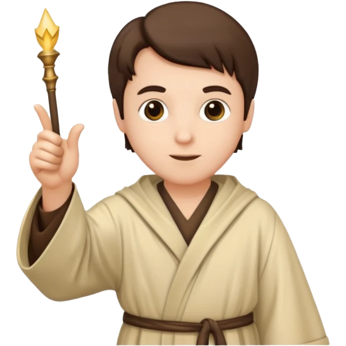 Docent with pointing wand emoji