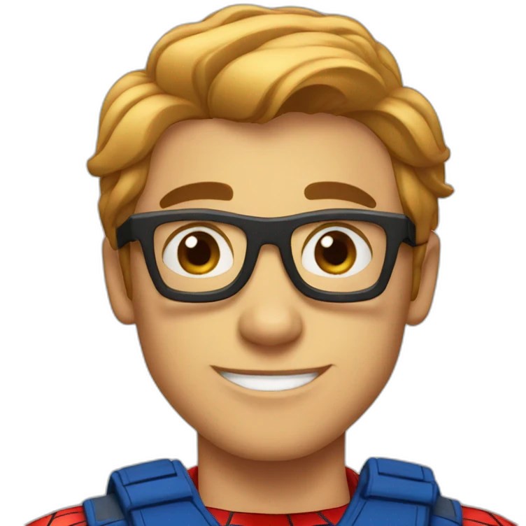 spiderman cartoon emoji