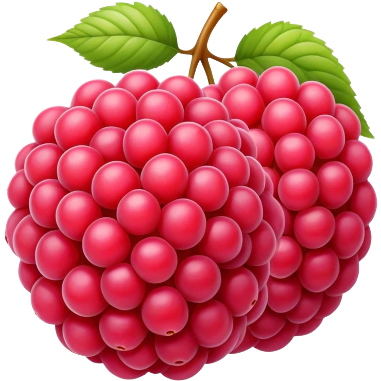 Raspberry Peach emoji