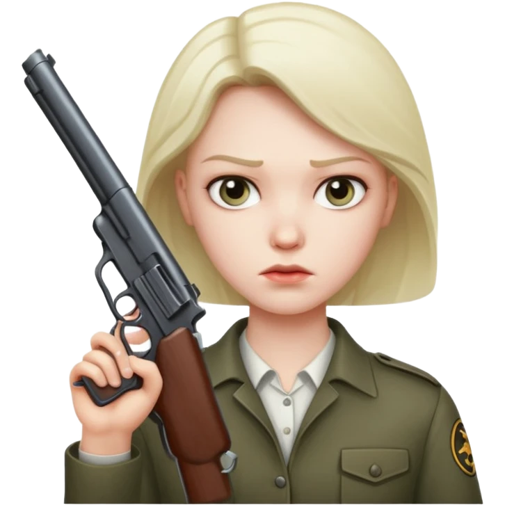 Killing himself with a gun emoji