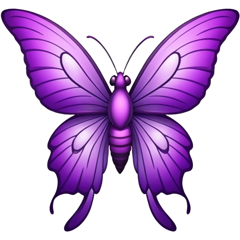 Mariposa morada  emoji