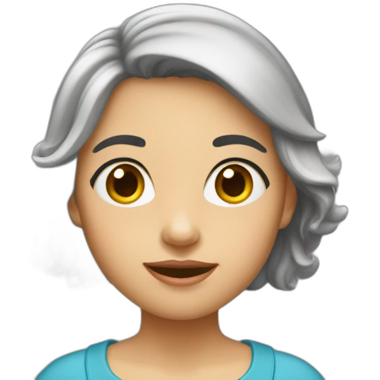 Fille gêner emoji